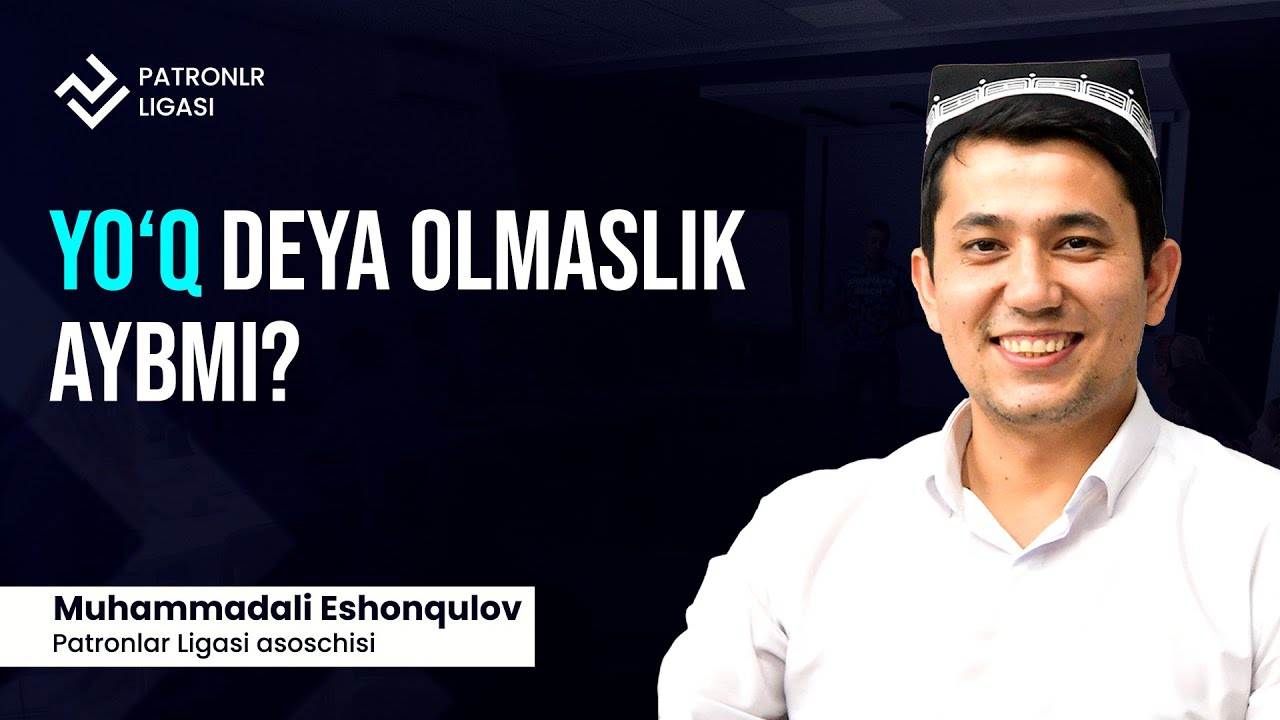 Yo‘q deya olmaslik aybmi?