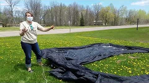 Outdoor Movie   Screen take down