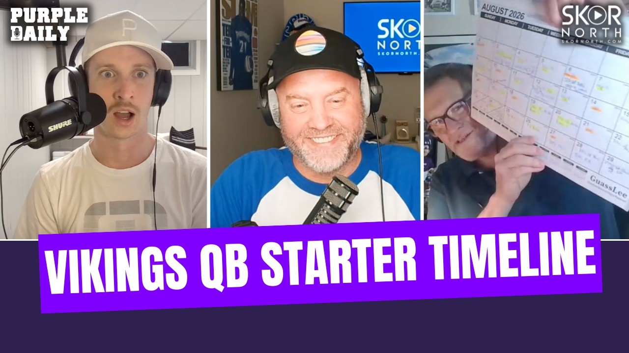 Minnesota Vikings QB competition timeline over training camp Minnesota Vikings QB competition timeline over training camp