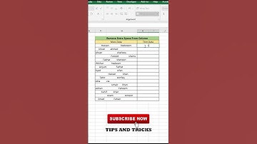 Trim Data in Excel || #shorts #shortsvideo #youtubeshorts