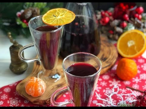 Как сделать глинтвейн из красного сухого вина рецепт  #Shorts
