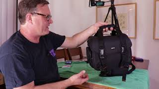 AmazonBasics Large DSLR Gadget Bag (Orange interior) Unboxing | Gear Review
