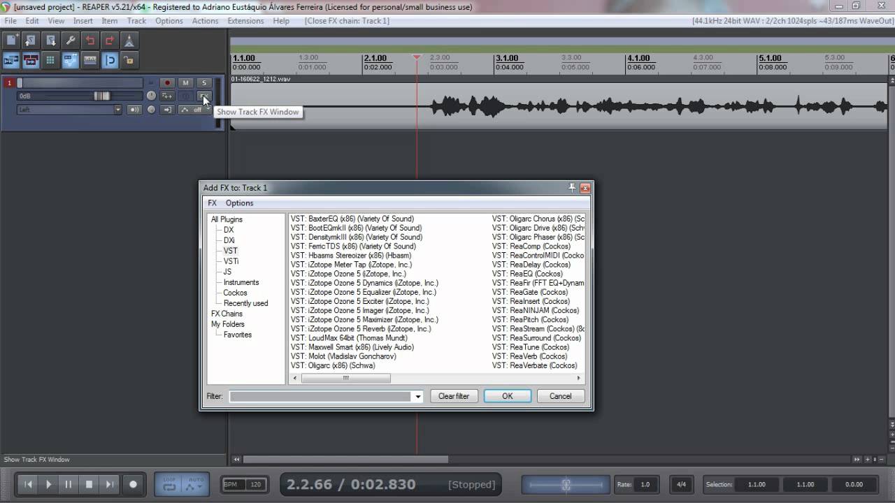 Retirando ruido da gravação (Reaper)