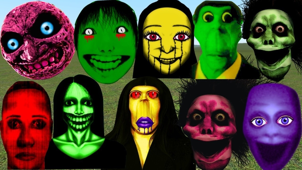 Kuchisake Onna, Jungler Original, Rosalia Bizcochito, Termina... Vs Towers In Garry's Mod