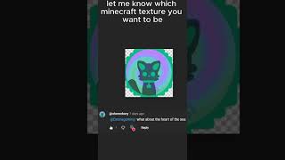 Changing people pfp into a minecraft texture, heart of the sea #minecraftshorts #minecraft