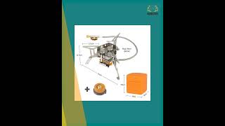 Outdoor Portable Three Head Stove Camping Windproof Stove Camping Picnic Burner Outdoor Foldable ...
