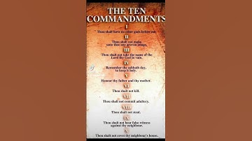 the ten commandments from holy bible #holybible