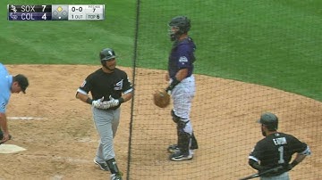 CWS@COL: Sanchez rips his second homer of the game