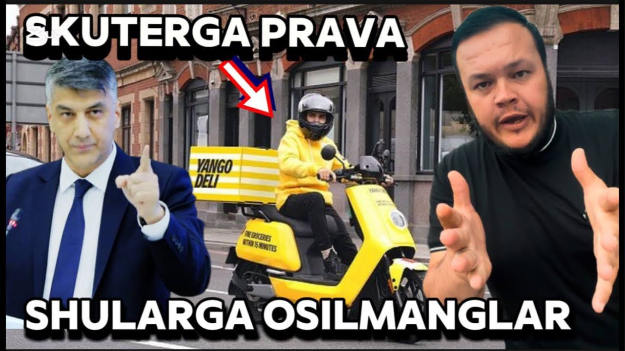 SKUTERGA PRAVA NOMER TOMOQQA UCHOCHIK NAFASGA PUL TO'LAYLIK ALISHER QODIROVGA MUROJAT