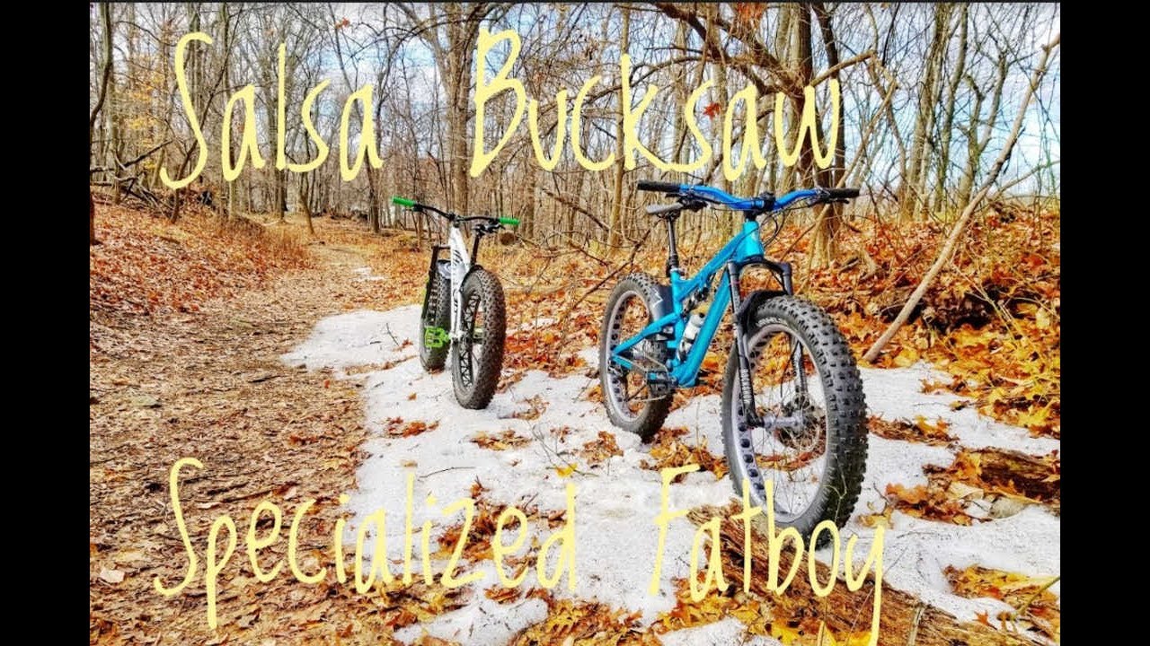 Salsa Bucksaw & Specialized Fatboy with BLUTO - Sprain Ridge Park