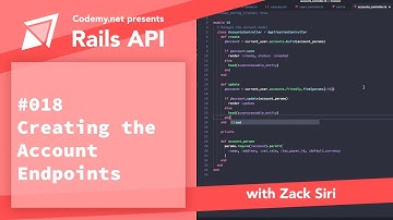 Rails API: Creating the Account Endpoints - [018]