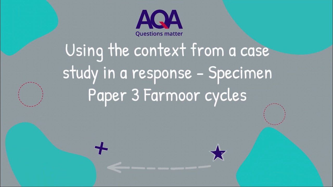 AQA A-level Business Using context from a case study Farmoor Cycles ...