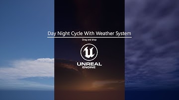 UE5 Day-Night Cycle with a Weather System - Demo