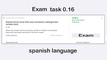 Determine how the two product categories relate [es] | exam task 0.16 | Spanish language