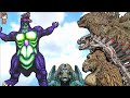 Super Godzilla VS Titanus Kaiju | ARK Mod Battle Ep.183