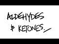 AQA A-Level Chemistry - Aldehydes and Ketones (inc. nucleophilic addition)