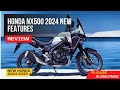 Honda NX500 2024 New Features