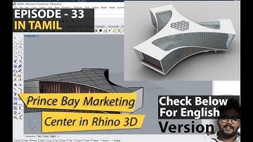 Rhino 3D Tamil Architectural Tutorial Series | Ep - 33| Real Buildings Into 3D model | Tamil |