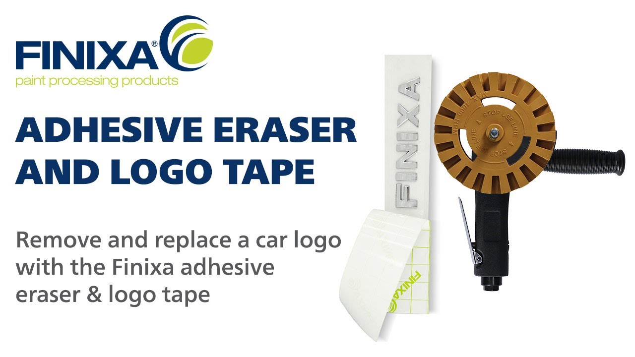 Remove and replace a car logo with the Finixa adhasive eraser & log...