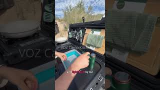 VOZ Camp Kitchen Setup - No Connections Needed, Built in USA