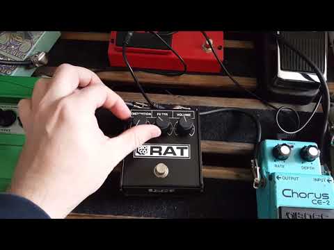 Vintage Proco Rat Whiteface 1984 LM308N Demo - YouTube