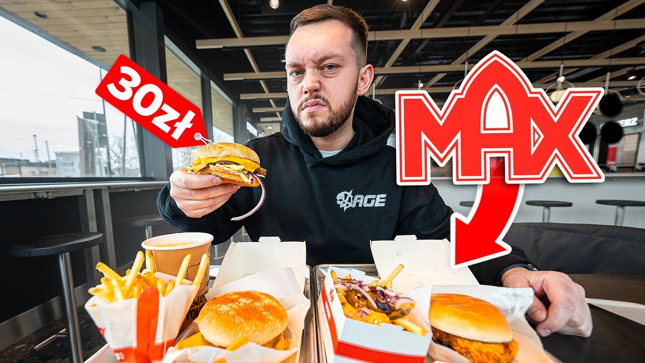 Czy MAX BURGERS to NAJGORSZY FAST FOOD? YouTube
