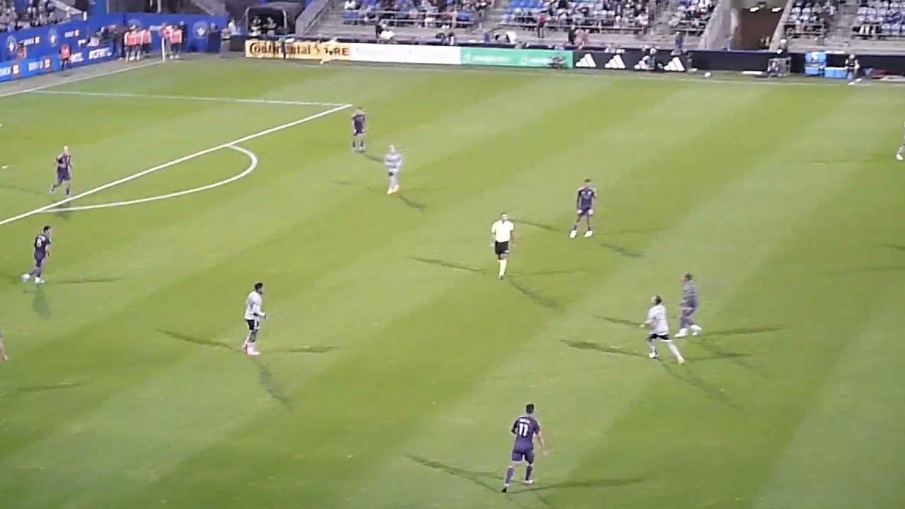 An own goal by Orlando City SC's Robin Jansson gives CF Montreal (Impact) a 1-0 lead 5/6/23