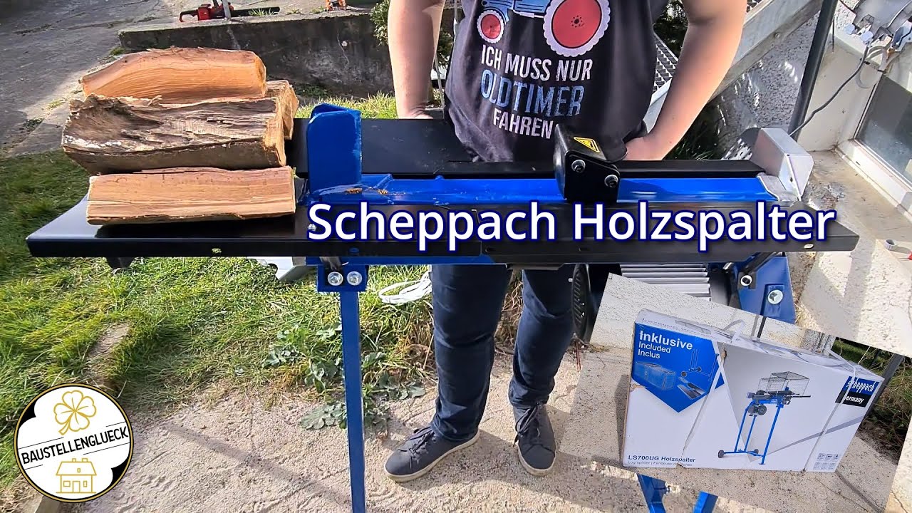 CHINA-SCHROTT oder brauchbarer HELFER? Scheppach LS700UG - 7t Spalter - UNBOXING - AUFBAU - TEST