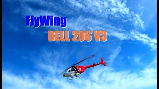 FlyWing Bell 206 v3 in flight+ RTH