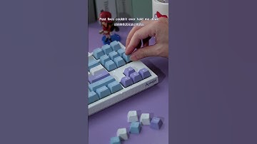 What a refreshing color keycap this is! !⌨️#kemove #keyboard