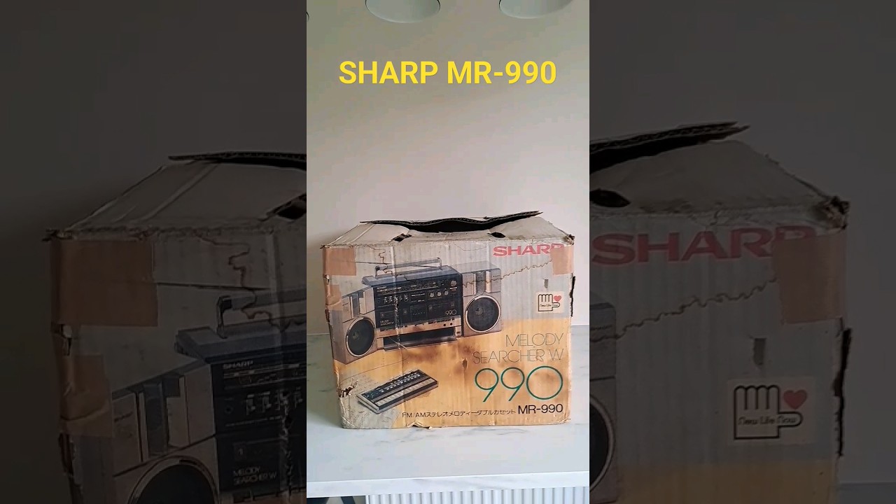 SHARP MR-990 Stereo Melody Double Cassette Recorder #vintage SHARP MR-990 Stereo Melody Double Cassette Recorder #vintage