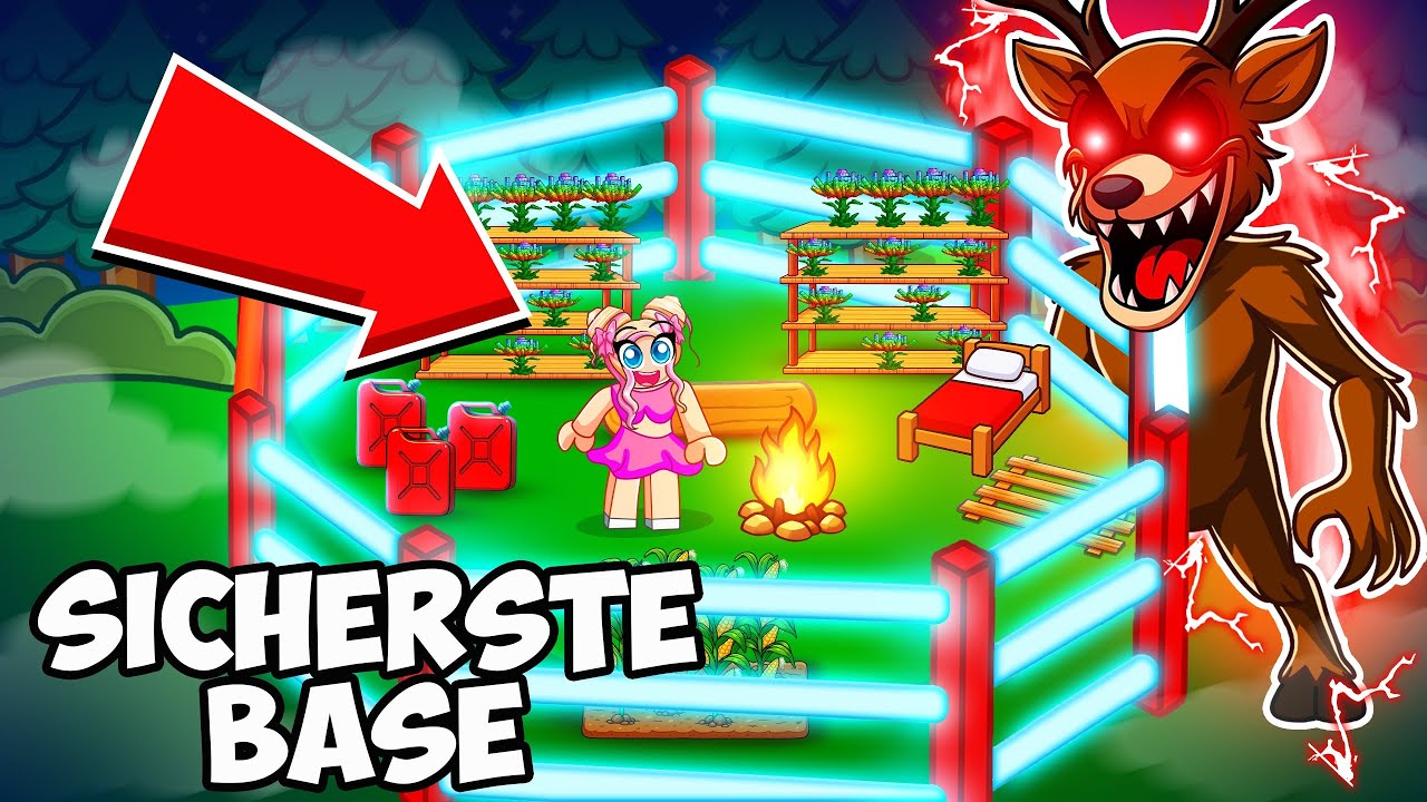 Die SICHERSTE BASE in 99 NÄCHTE im WALD! 🌸 Roblox