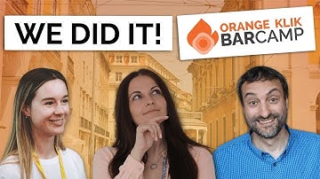 Orange Klik Barcamp in 2023 - Behind the Scenes of an Amazon Seller Event