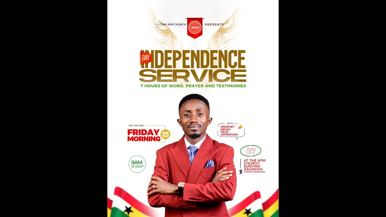 INDEPENDENCE SERVICE WITH PROPHET MICAH FELIX AZANDUNA (D.D), STAY BLESSED.06.03.26.