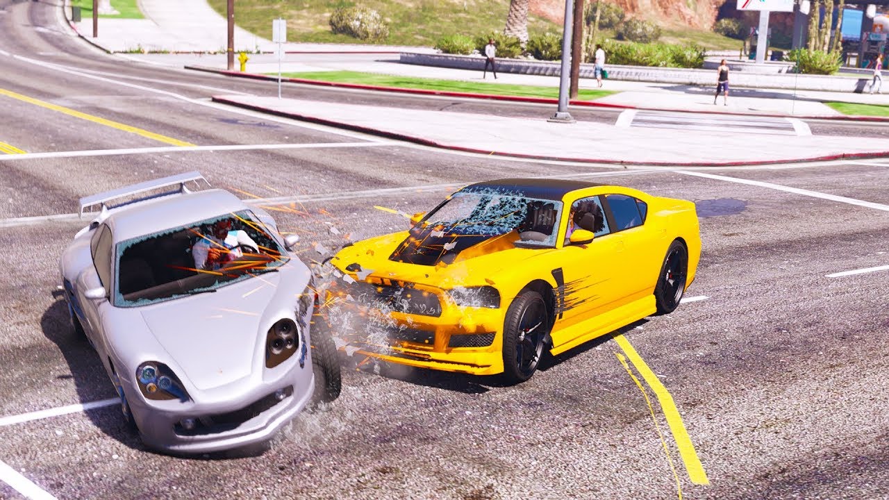 จี ที เอ 6  2022  GTA 5: Realistic Crash Deformation Mod: Vol.8