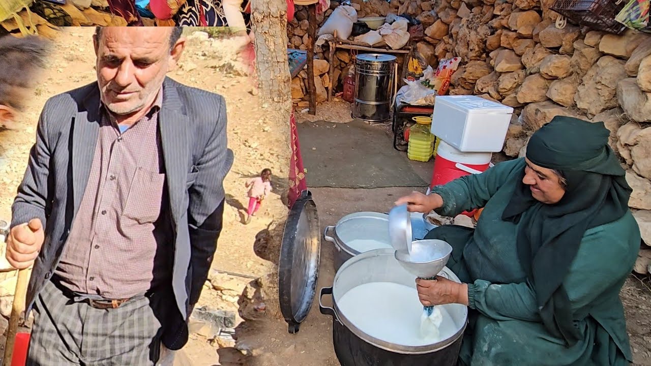 Nomads and the pleasant taste of buttermilk and butter