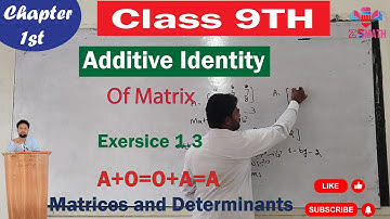 Properties of Matrix||Additive Identity of matrix||#matrices #mathematics @ZSMath