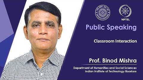 Lecture 20: Classroom Interaction