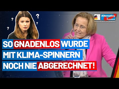 Klima-Kleber: Für diese Rede bekam Beatrix von Storch einen Ordnungsruf!  AfD-Fraktion im Bundestag