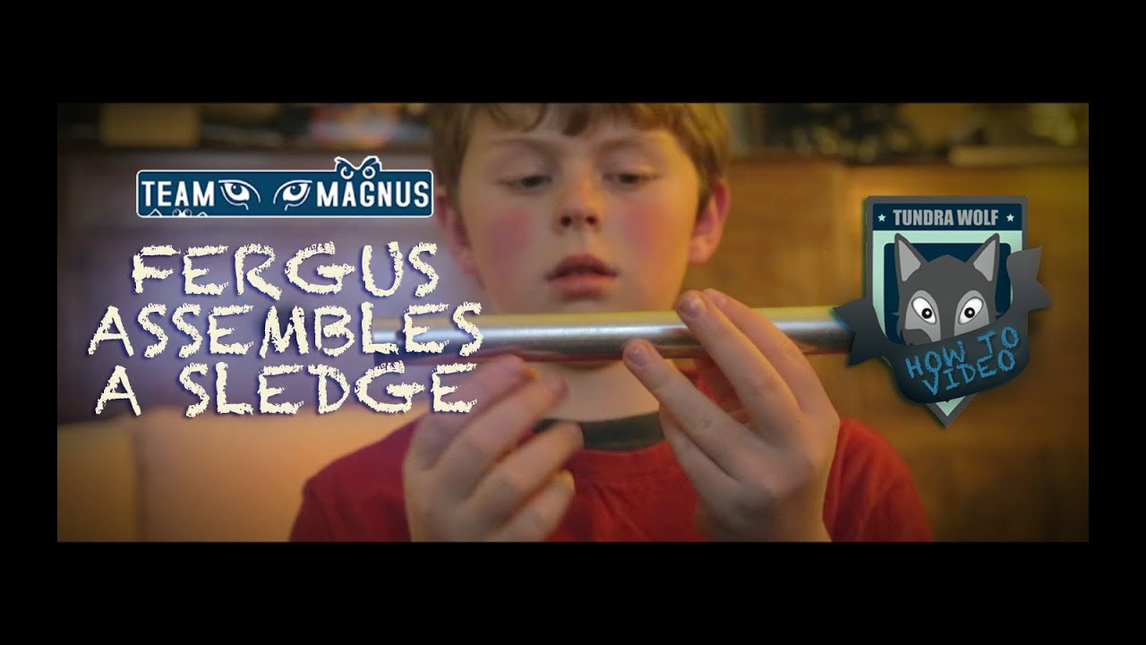 How to build a Tundra wolf sledge YouTube