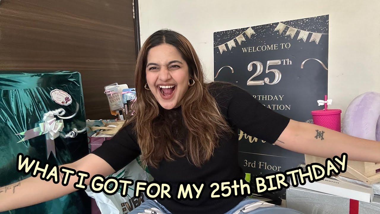 WHAT I GOT FOR MY 25TH BIRTHDAY ✨😍❤️ | JANAVI JAIN