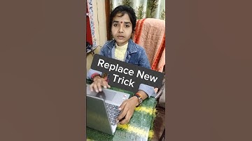 Advance Replace option || Replace new trick || #shorts #viral #excel #ytshorts #youtubeshorts