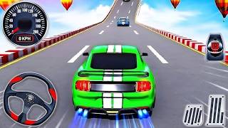 Triple Flatbed Trailer McQueen Transportation with Truck - Speedbumps vs Cars vs Train - BeamNG screenshot 5