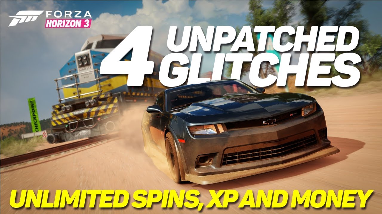 (2017) 4 GLITCHES!!! - Unlimited spins, XP and Skill Points - Map breaches - Forza Horizon 3