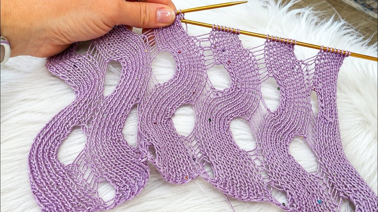 The Viral Pinterest Giant Loop Lace Stitch Nobody Explains