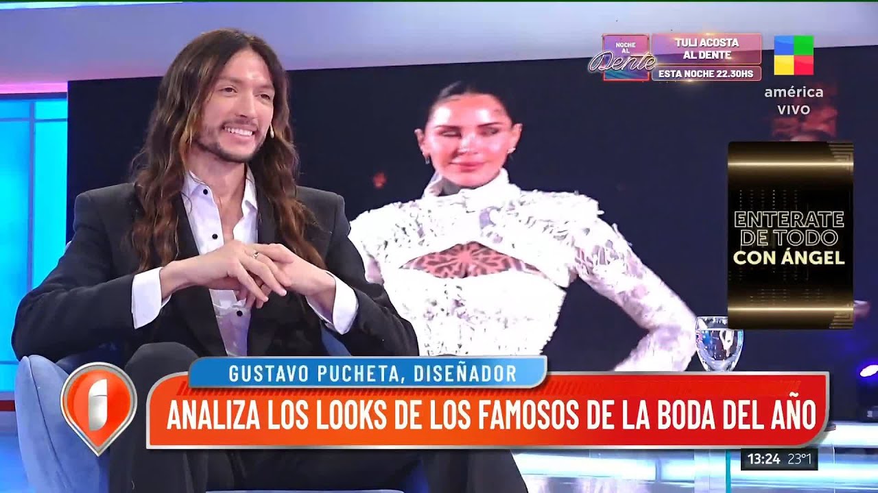 Boda Cande Tinelli-Coti: Pucheta, diseñador del vestido de la novia, analiza todos los looks 👗👰