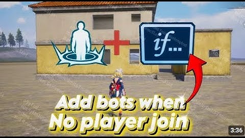 How to add bots when NO player join | add bots using (if device) | wow tutorial | PUBG MOBILE