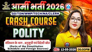 Army GD Polity Class | Polity Crash Course Class 02 | संविधान के भाग | Polity For Army GD/TDN