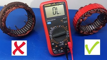 How to test alternator stator winding with multimeter