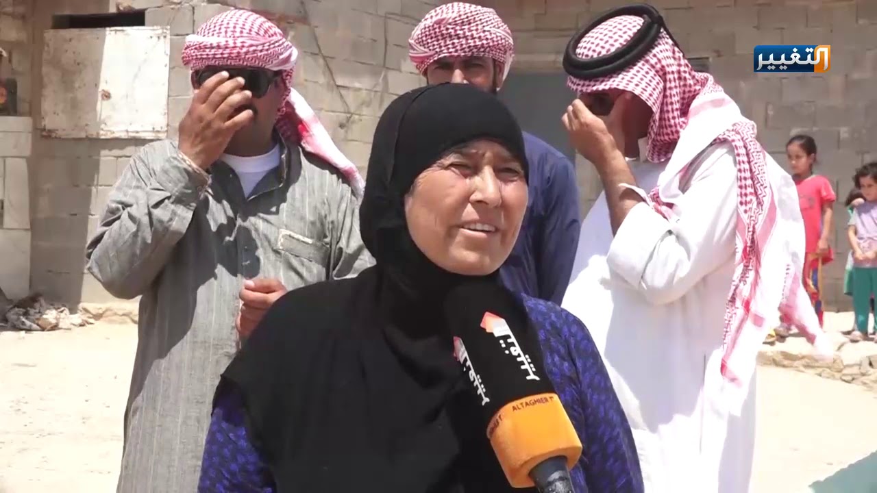 اهالي منطقة الكيلو 18 غربي الرمادي دون ماء او كهرباء او تعليم
